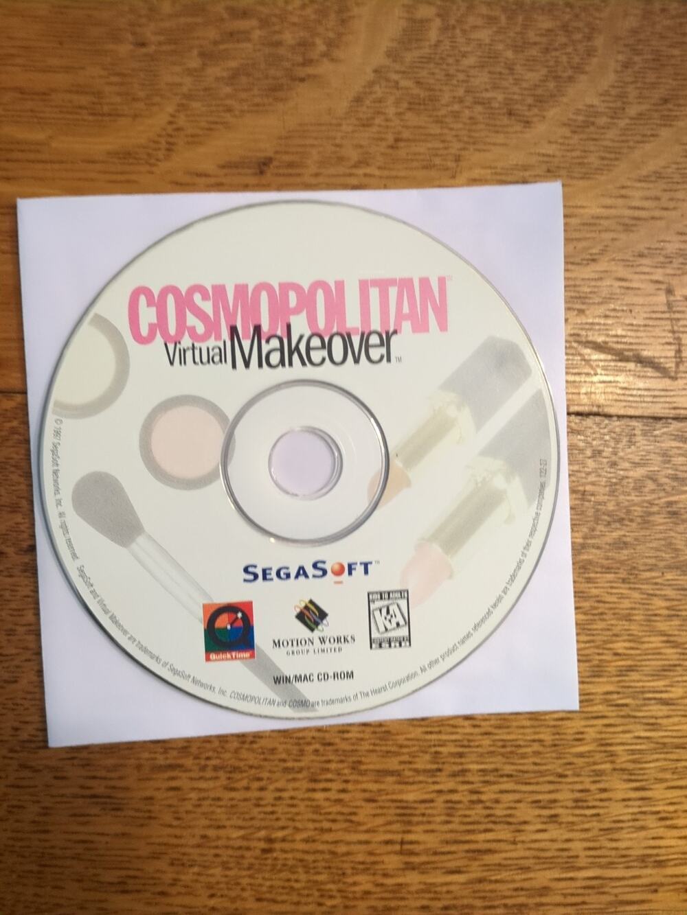 Cosmopolitan Virtual Makeover CD-ROM PC Game 1997 Windows Macintosh disc only